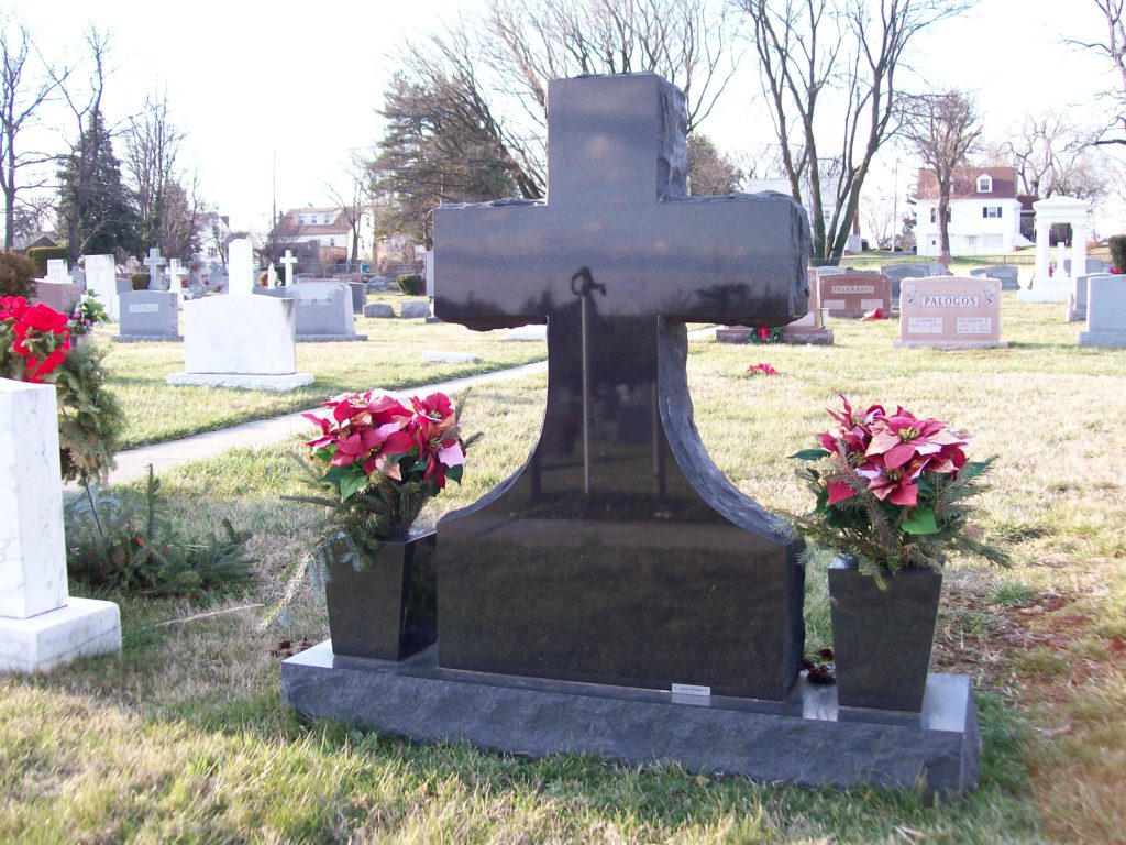 Image of a grave marker on Tegeler's website