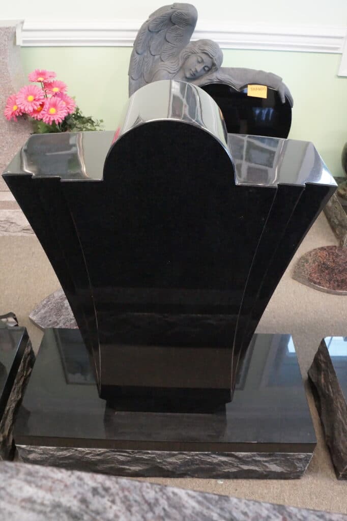 JET BLACK GRANITE monuments