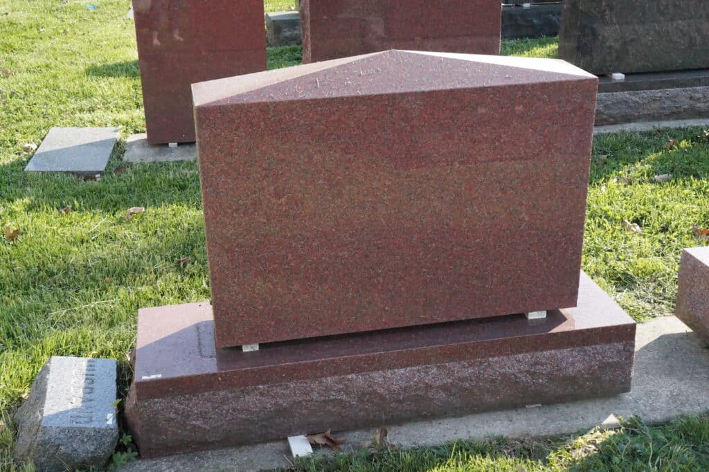 INDIA RED GRANITE Custom Double Monuments