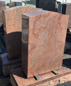 Single Monuments Red Multi Granite